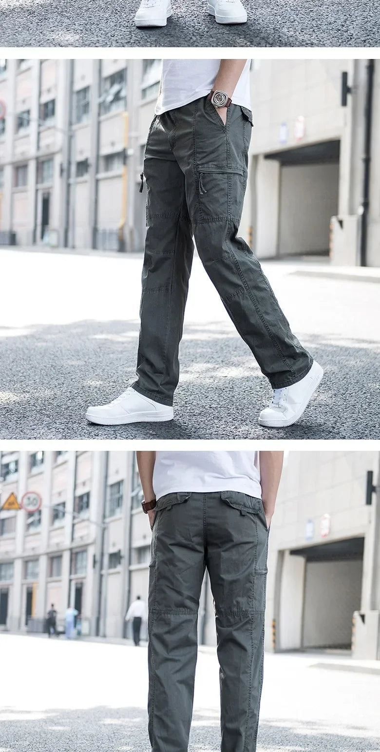 Men’s Loose Straight Cargo Pants