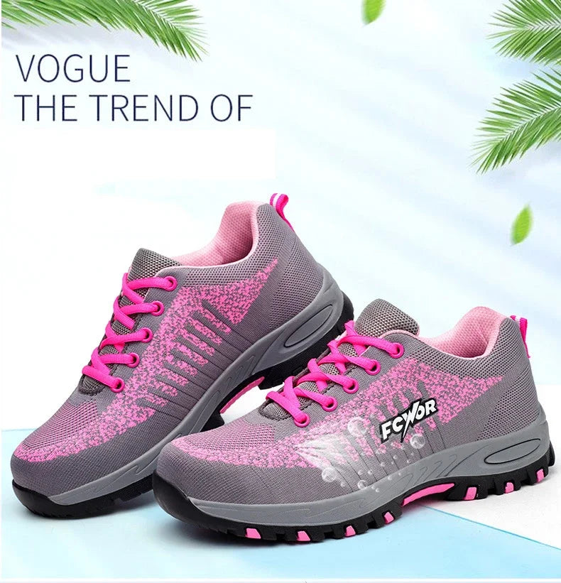 Women Safety Shoes Lightweight Non Slip Boots