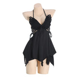 Women Bow Robe Sleep Set