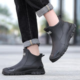 Men’s Short Non-Slip Casual Rubber Rain Boots