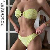 Women Bandeau Wrap Bra Top