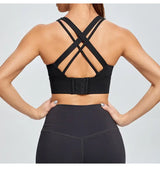 Women Cross Back Sports Bra Plus Size