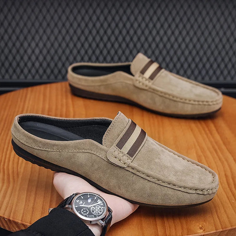 Men Suede Slip Ons