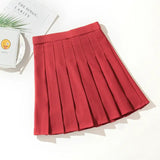 Women Harajuku Pleated Uniform Skirt