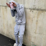 Men Cotton Hoodies Jogger Set