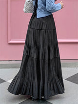 Women Boho Print Maxi Skirt