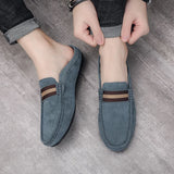 Men Suede Slip Ons