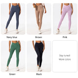 Hearuisavy Cross Waist Push-Up Yoga Leggings – High Waist Gym Pants