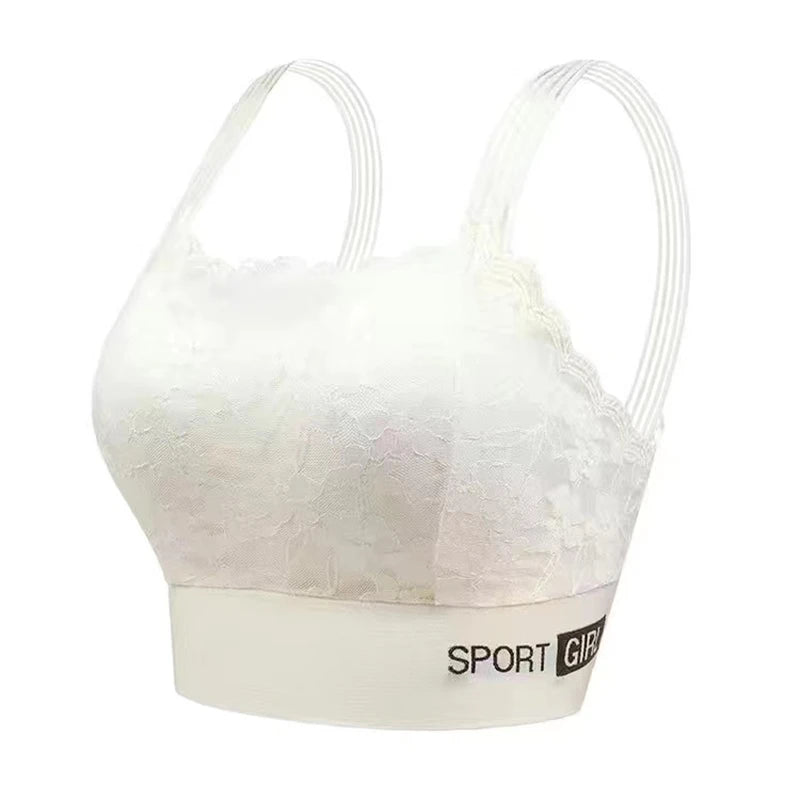 Seamless Lace Sports Bra