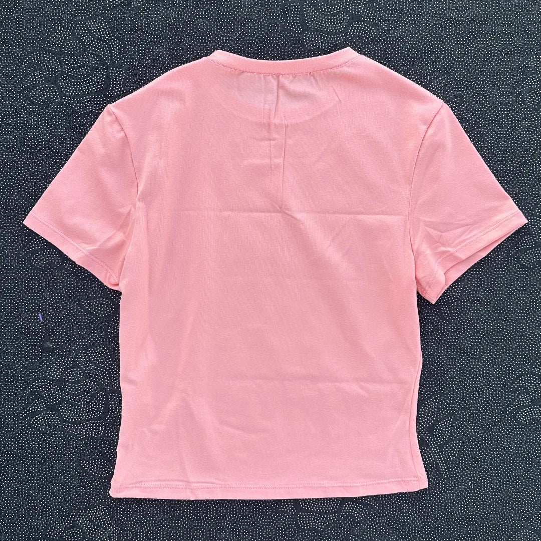 Women's Short Sleeve Yoga Crop Top – Soft Breathable Training Shirt