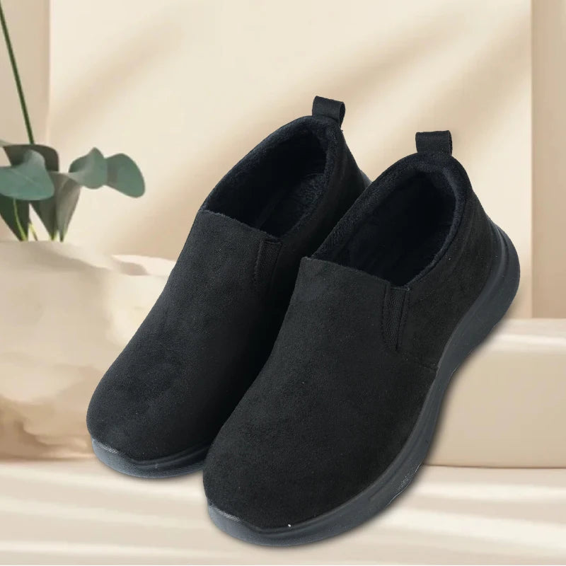 Women Snow Ankle Boots – Anti-Slip Plush Leather Winter Footwear