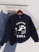 Panda Print Sweatshirt