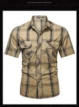 Men Plaid Casual Shirt