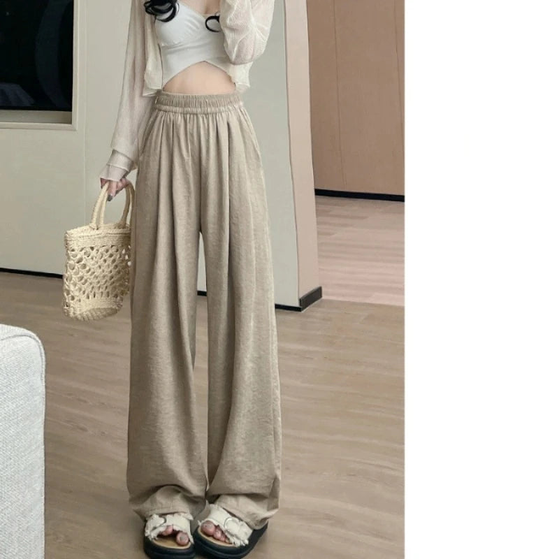 Women’s Oversized French Wide-Leg Pants