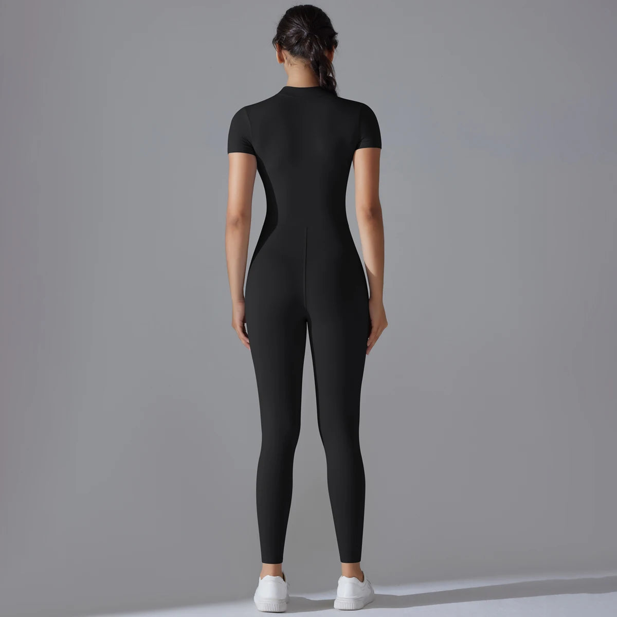 Women's Breathable Sports Yoga Bodysuit – Quick Dry Fitness Jumpsuit
