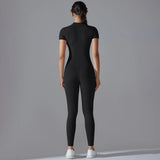 Women's Breathable Sports Yoga Bodysuit – Quick Dry Fitness Jumpsuit