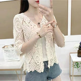 Women's Knitted Lace Shrug Cardigan