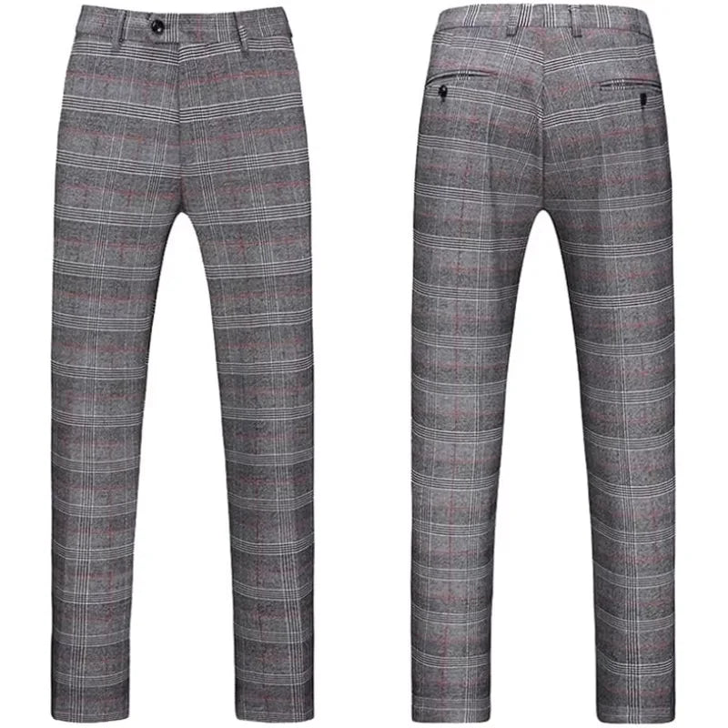 Men's Plus Size Slim Fit Suit – 3-Piece Tuxedo