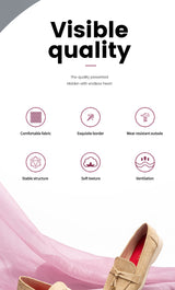 Women’s Black Pointed Loafers Sandals