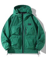 Men's Plus Size Workwear Jacket with Hood