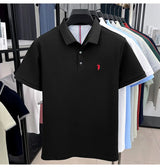 Men Cotton Embroidered Polo Shirt