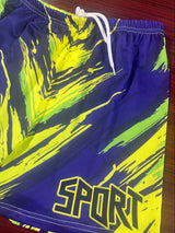 Men's Plus Size 3D Print Swim Trunks 5XL