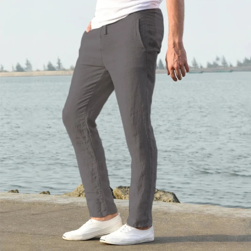 Men’s Cotton Linen Joggers