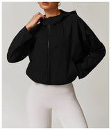 Women Windproof Quick Dry Yoga Jacket