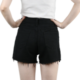 Women’s Ripped High Waist Tassel Jorts