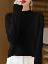 Women's Merino Wool Knit Pullover