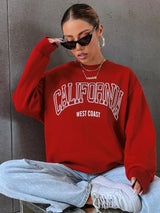 California Print Pullover