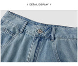 Women Curved Hem Loose Tapered Pants