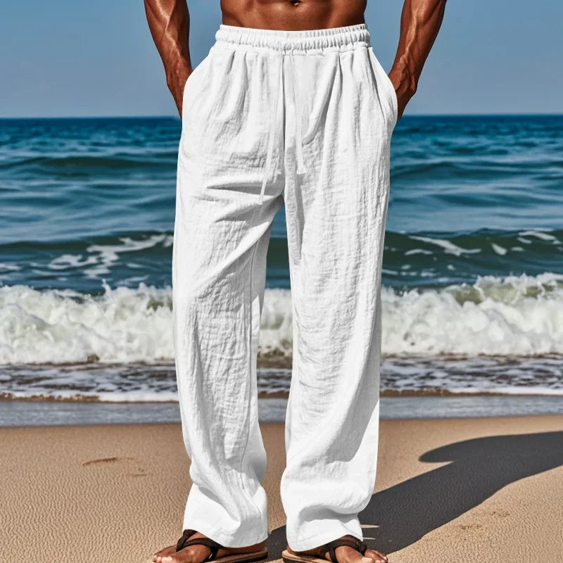 Men’s Elastic Waist Casual Pants