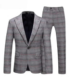 Men's Plus Size Slim Fit Suit – 3-Piece Tuxedo