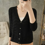 Women Knitted V-Neck Sun Protection Cardigan
