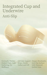 Women Invisible Strapless Bra
