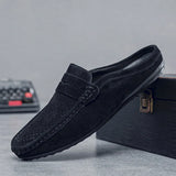 Men Suede Slip Ons