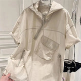 Short Sleeve Y2K Hoodie