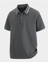 Men Oversize Cotton Golf Polo Shirt