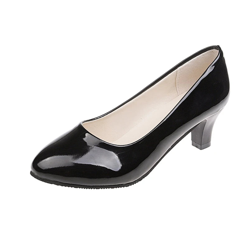 Nude Low Heel Pumps – Office & Party 2025