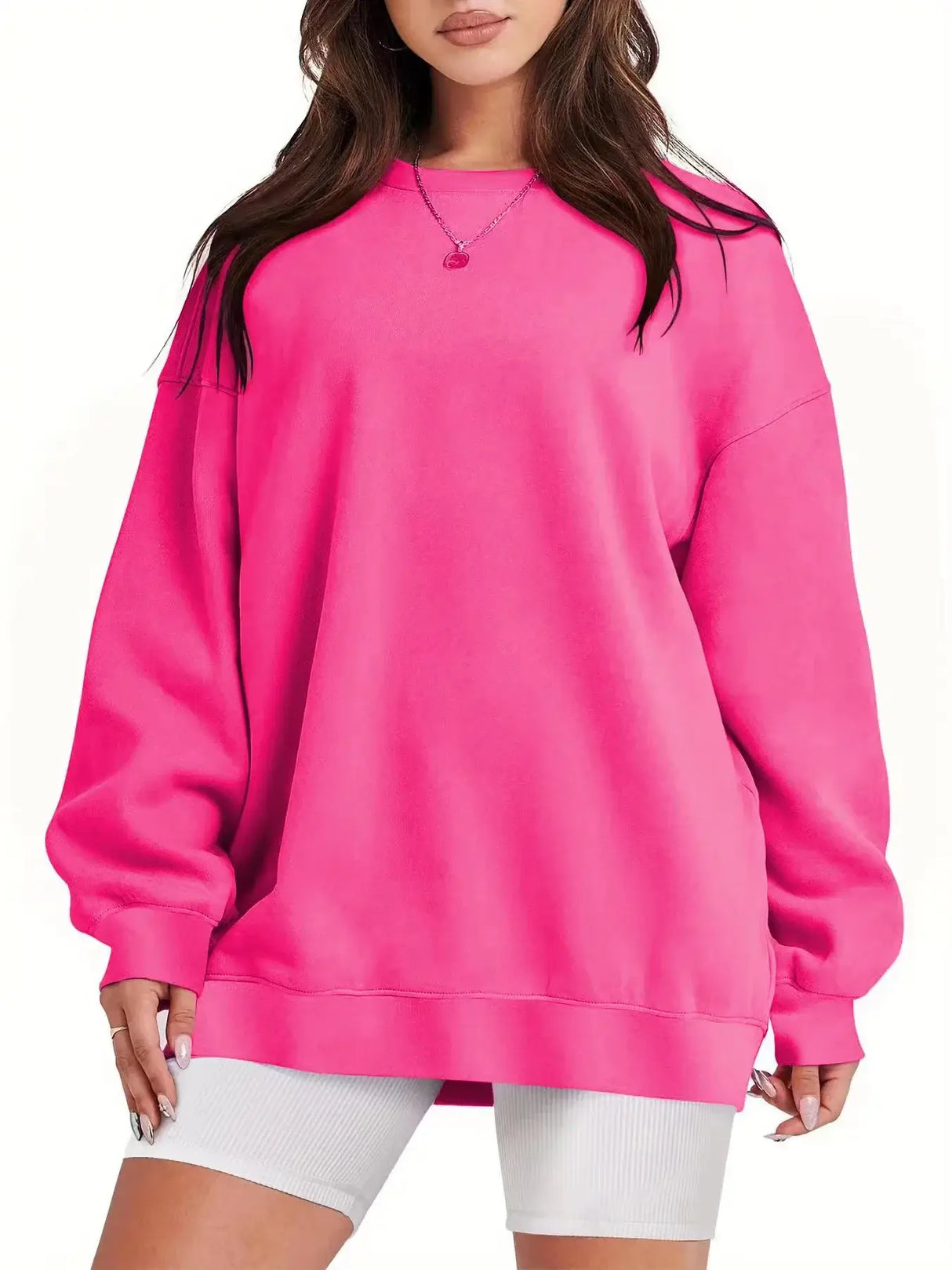 Women Oversized Pullover Sweatshirt Casual Street Top