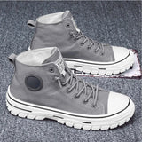 BritFlex™ Men’s High-Top Canvas Sneakers