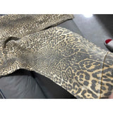 WildFur™ – Leopard Print High Waist Denim Trousers (Statement, Fierce & Urban)