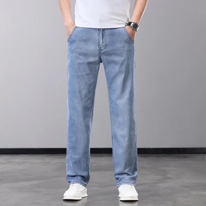 Men Thin Lyocell Jeans