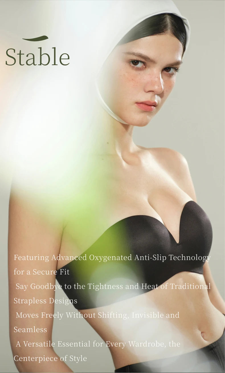 Women Invisible Strapless Bra