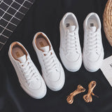 Women Sneakers White Vulcanized Platform Shoes