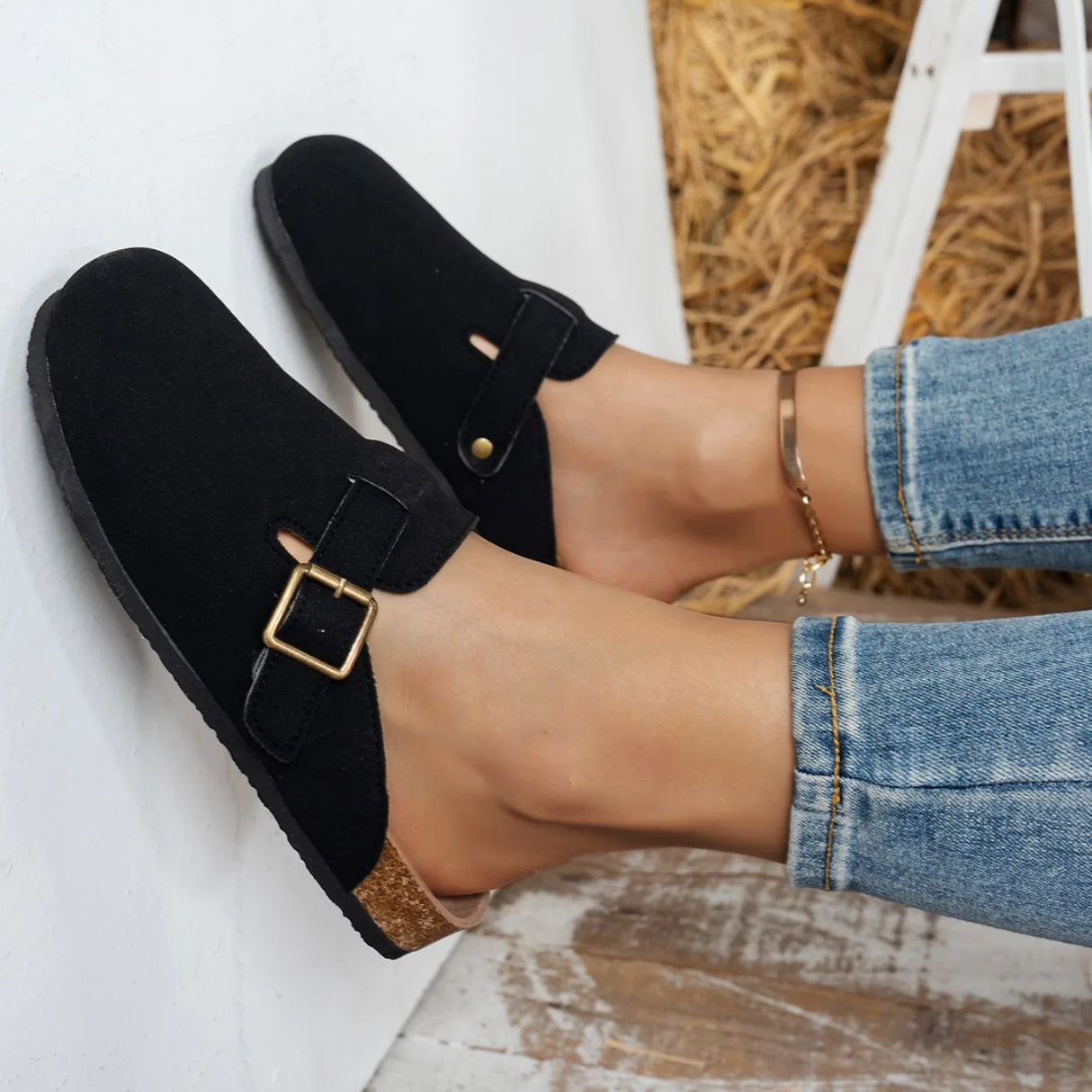 Women Mid Calf Boots Low Heel Snow Boots