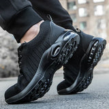 Women Safety Shoes Air Cushion Steel Toe Sneakers