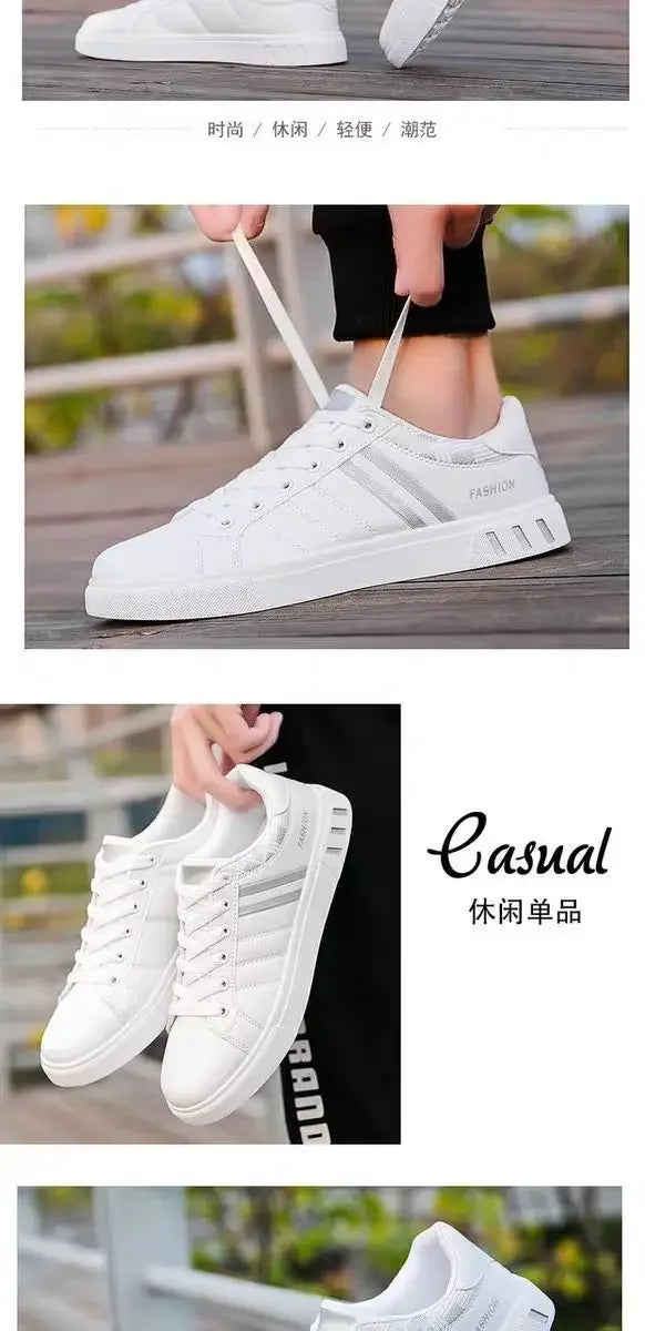 Men’s PU Leather Casual Sneakers