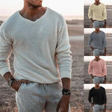 Men’s V-Neck Knitted Sweater